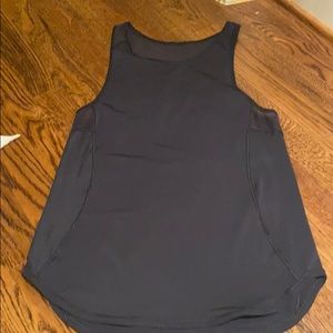 Black lulu lemon tank top